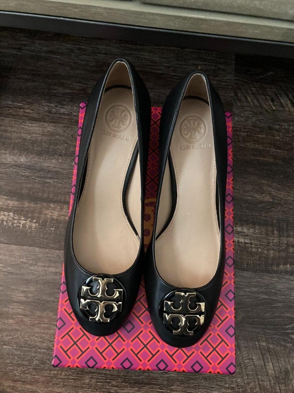 TORY BURCH' Janey ' 50mm Calf Leather Pumps